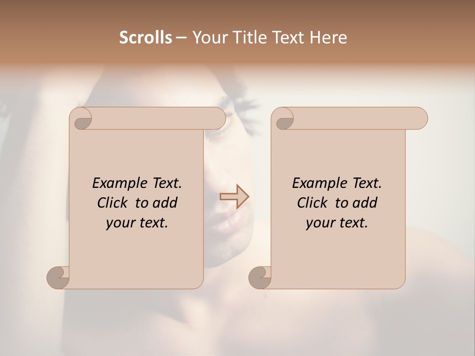 Boy Caucasian Blue PowerPoint Template