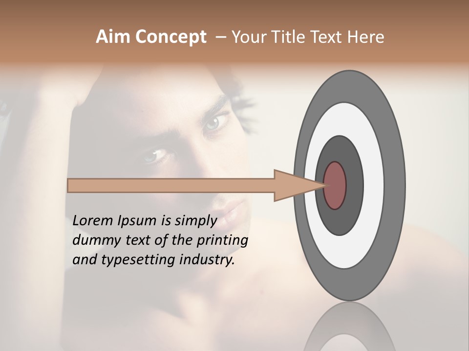 Boy Caucasian Blue PowerPoint Template