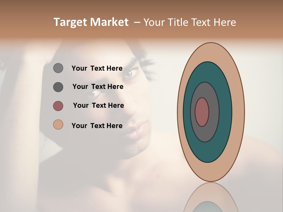 Boy Caucasian Blue PowerPoint Template