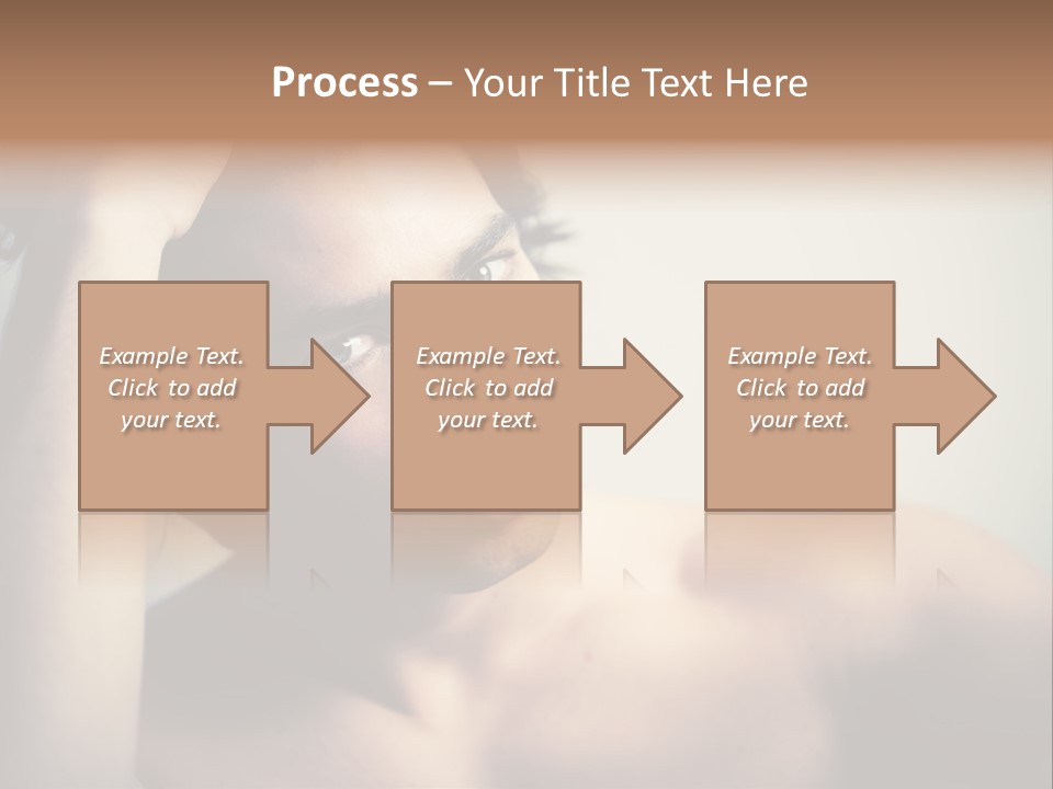 Boy Caucasian Blue PowerPoint Template