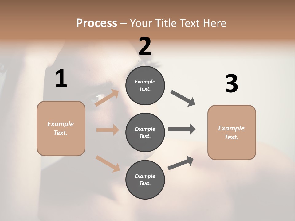 Boy Caucasian Blue PowerPoint Template