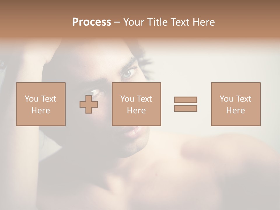 Boy Caucasian Blue PowerPoint Template