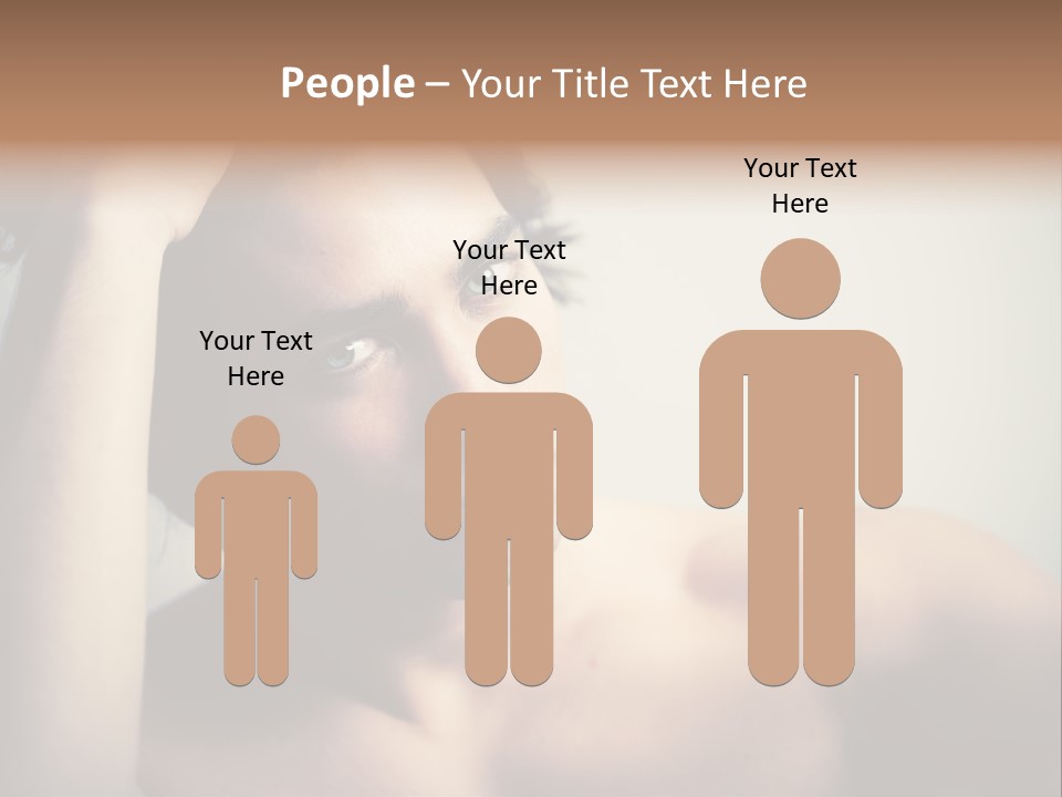 Boy Caucasian Blue PowerPoint Template