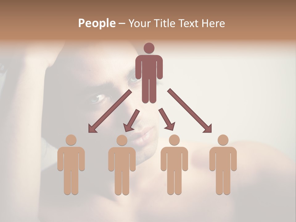 Boy Caucasian Blue PowerPoint Template