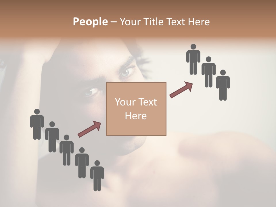 Boy Caucasian Blue PowerPoint Template