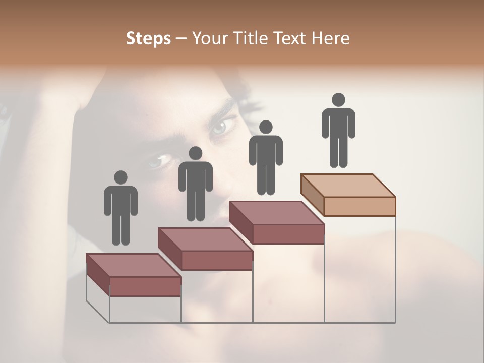 Boy Caucasian Blue PowerPoint Template