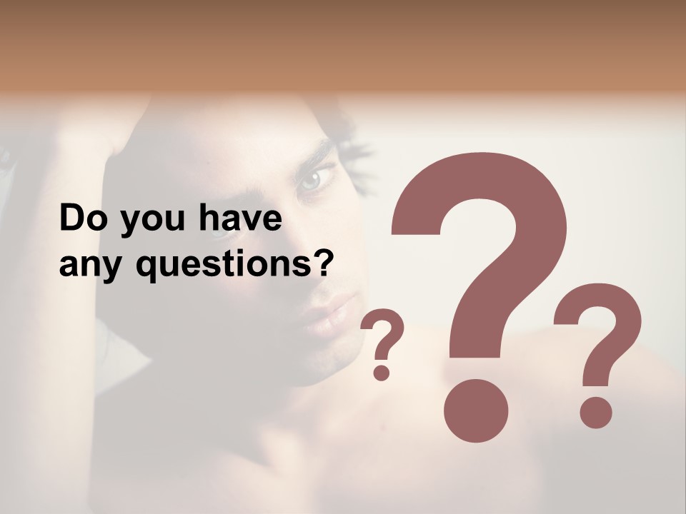 Boy Caucasian Blue PowerPoint Template