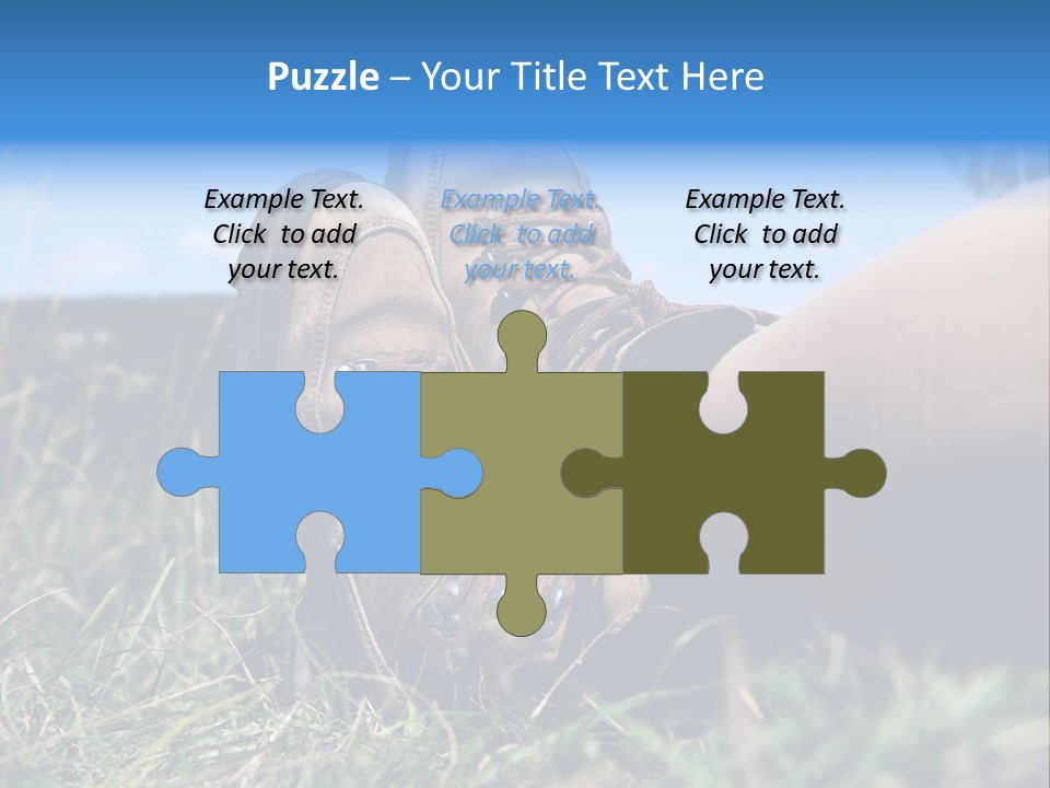 Rest Boots Relaxen PowerPoint Template