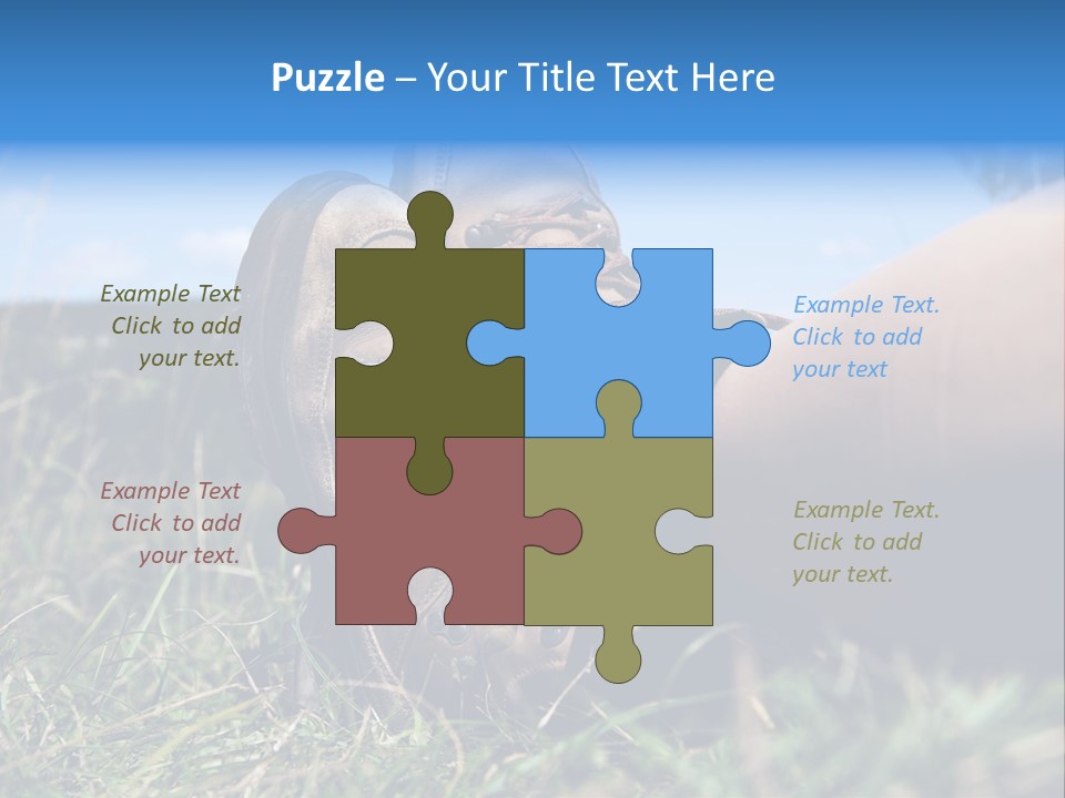 Rest Boots Relaxen PowerPoint Template