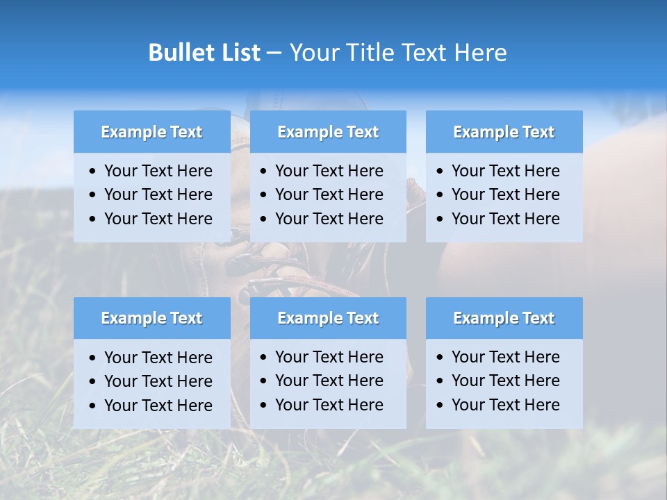 Rest Boots Relaxen PowerPoint Template