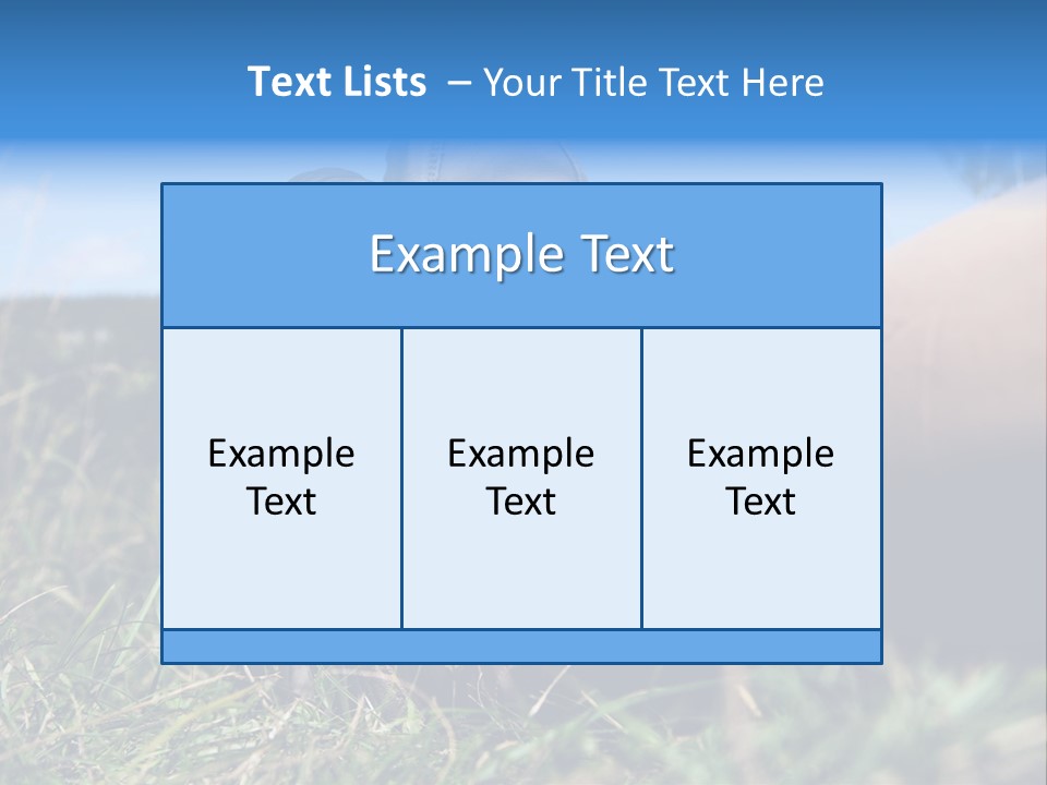 Rest Boots Relaxen PowerPoint Template