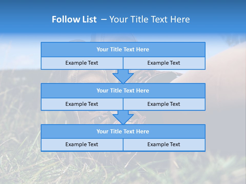 Rest Boots Relaxen PowerPoint Template