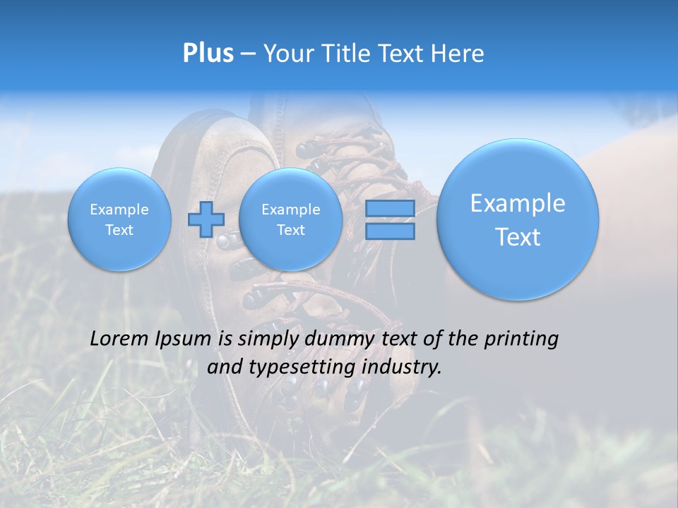 Rest Boots Relaxen PowerPoint Template