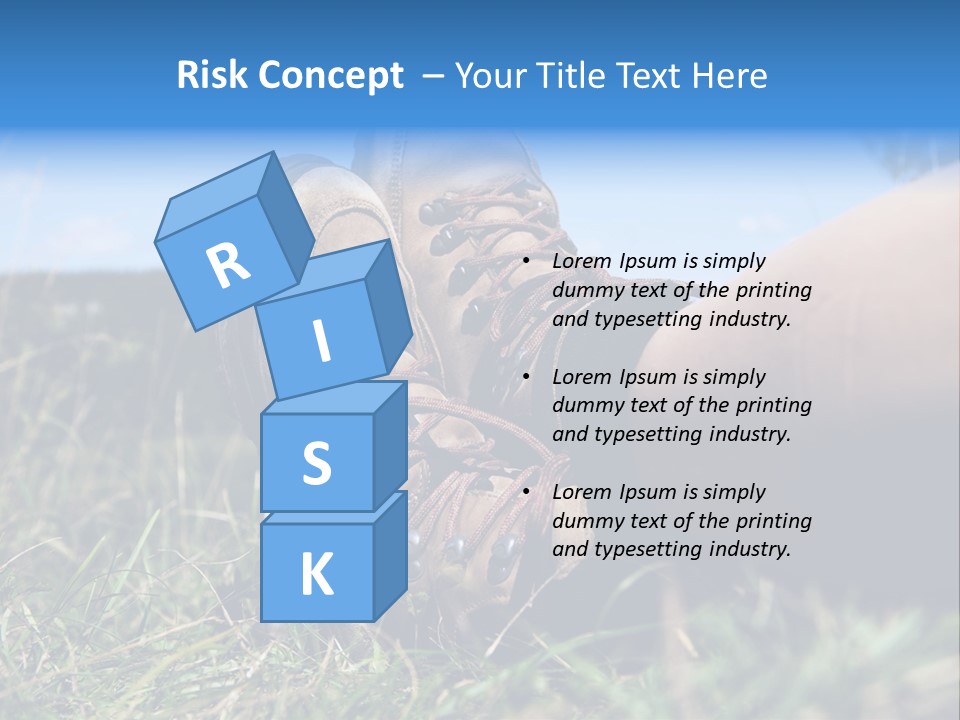 Rest Boots Relaxen PowerPoint Template