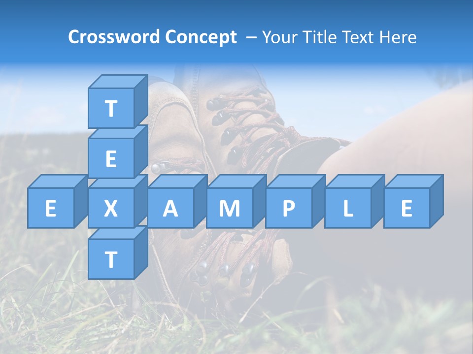 Rest Boots Relaxen PowerPoint Template