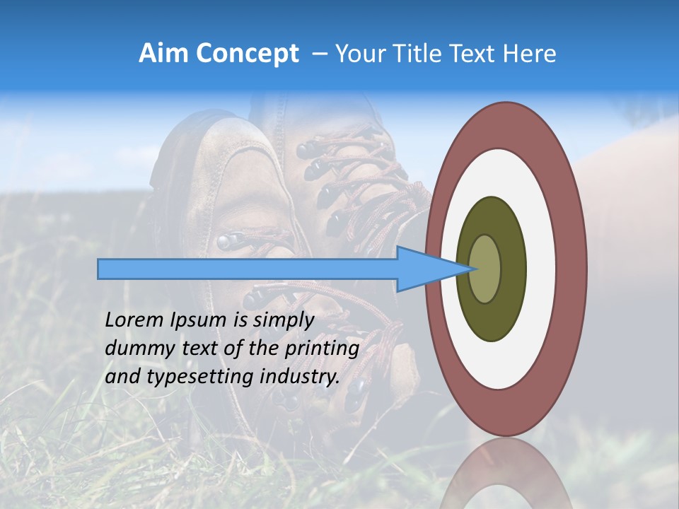 Rest Boots Relaxen PowerPoint Template