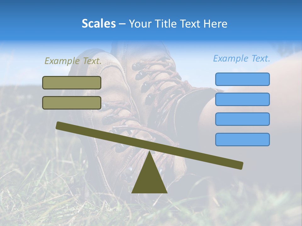 Rest Boots Relaxen PowerPoint Template