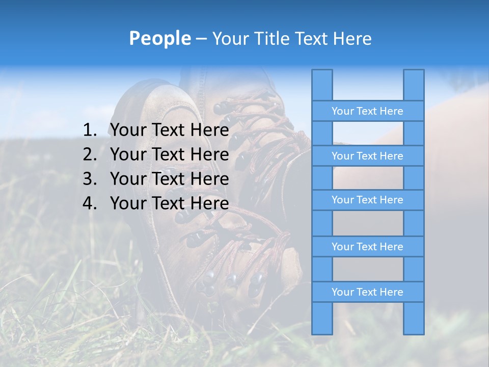 Rest Boots Relaxen PowerPoint Template