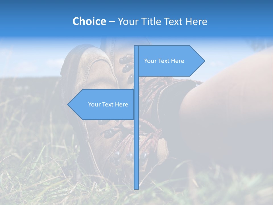 Rest Boots Relaxen PowerPoint Template