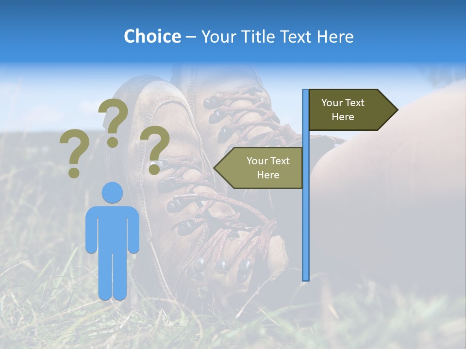 Rest Boots Relaxen PowerPoint Template