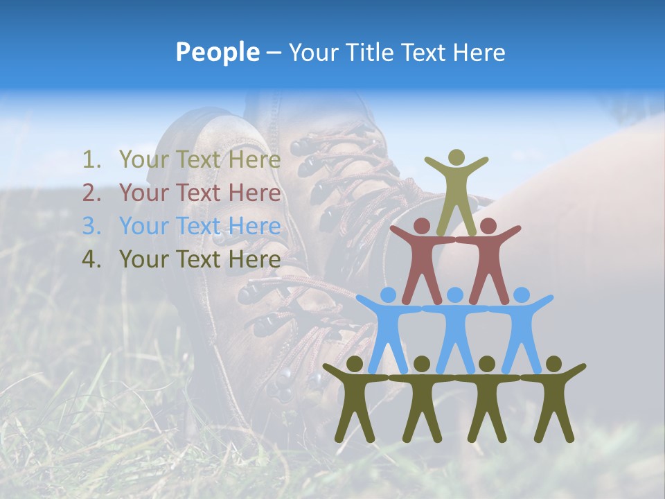 Rest Boots Relaxen PowerPoint Template