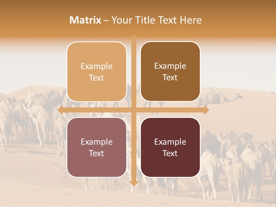 Dunes Wildlife Desert PowerPoint Template