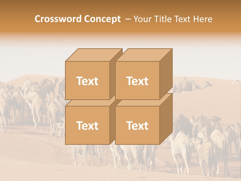 Dunes Wildlife Desert PowerPoint Template