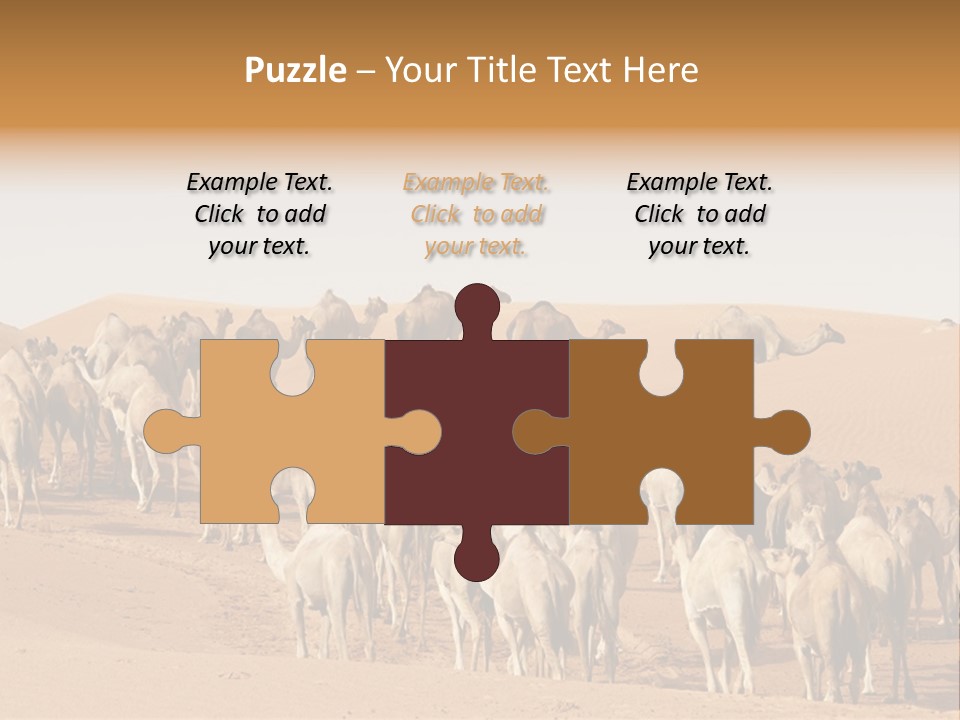 Dunes Wildlife Desert PowerPoint Template