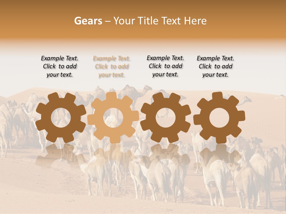 Dunes Wildlife Desert PowerPoint Template