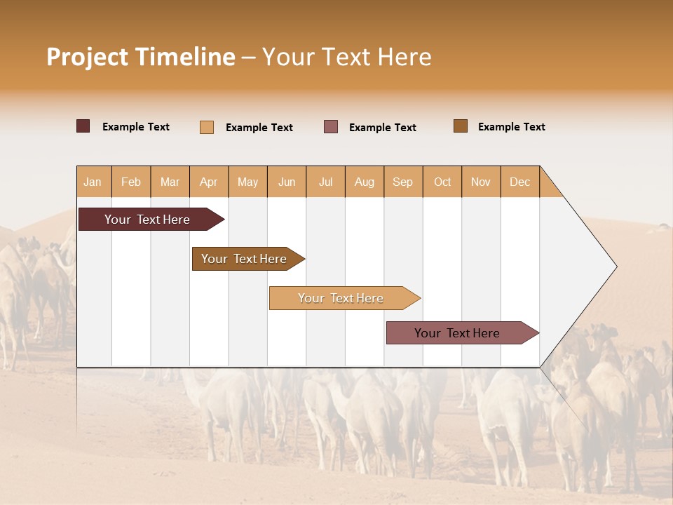 Dunes Wildlife Desert PowerPoint Template