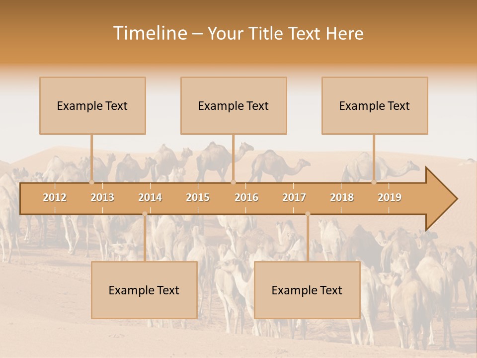 Dunes Wildlife Desert PowerPoint Template