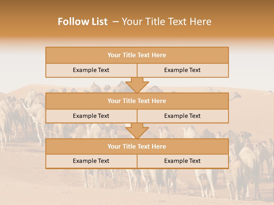 Dunes Wildlife Desert PowerPoint Template