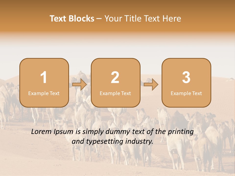 Dunes Wildlife Desert PowerPoint Template