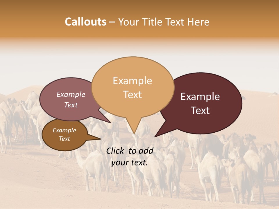 Dunes Wildlife Desert PowerPoint Template