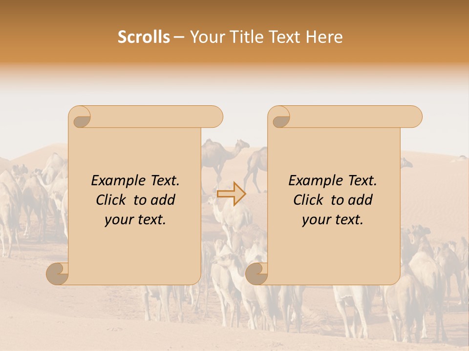 Dunes Wildlife Desert PowerPoint Template