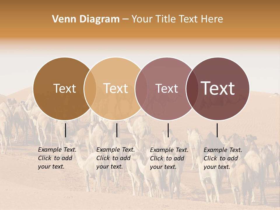 Dunes Wildlife Desert PowerPoint Template