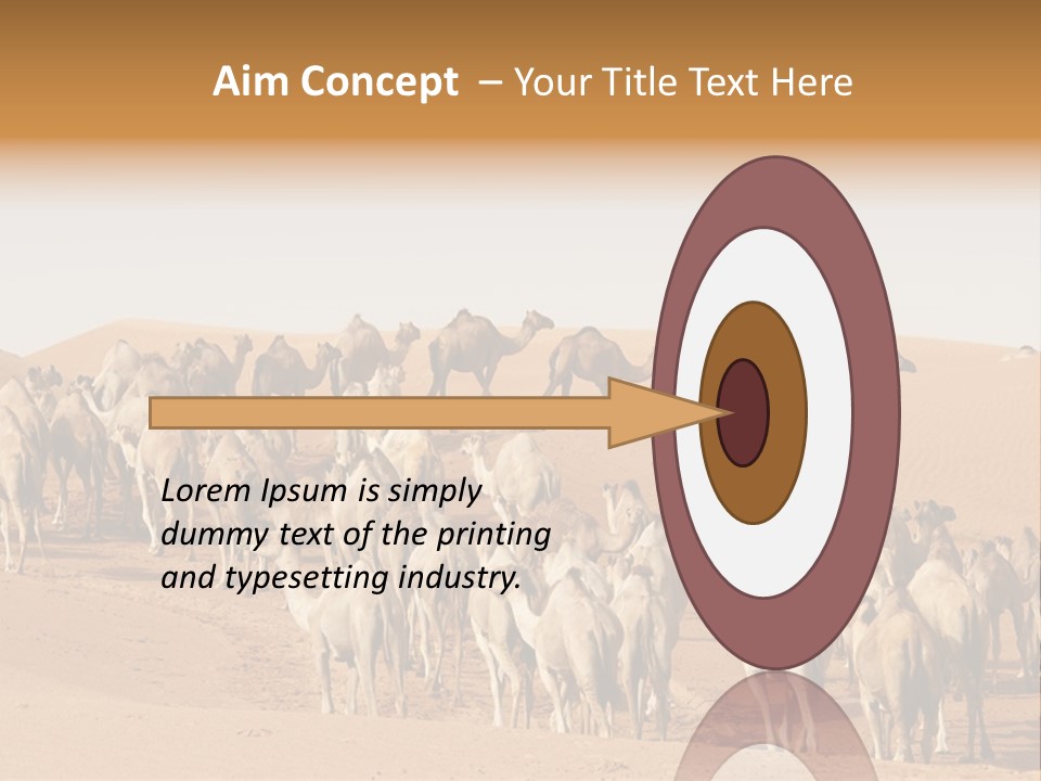 Dunes Wildlife Desert PowerPoint Template