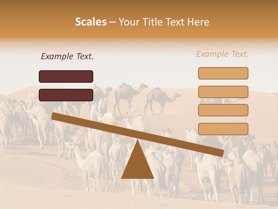 Dunes Wildlife Desert PowerPoint Template