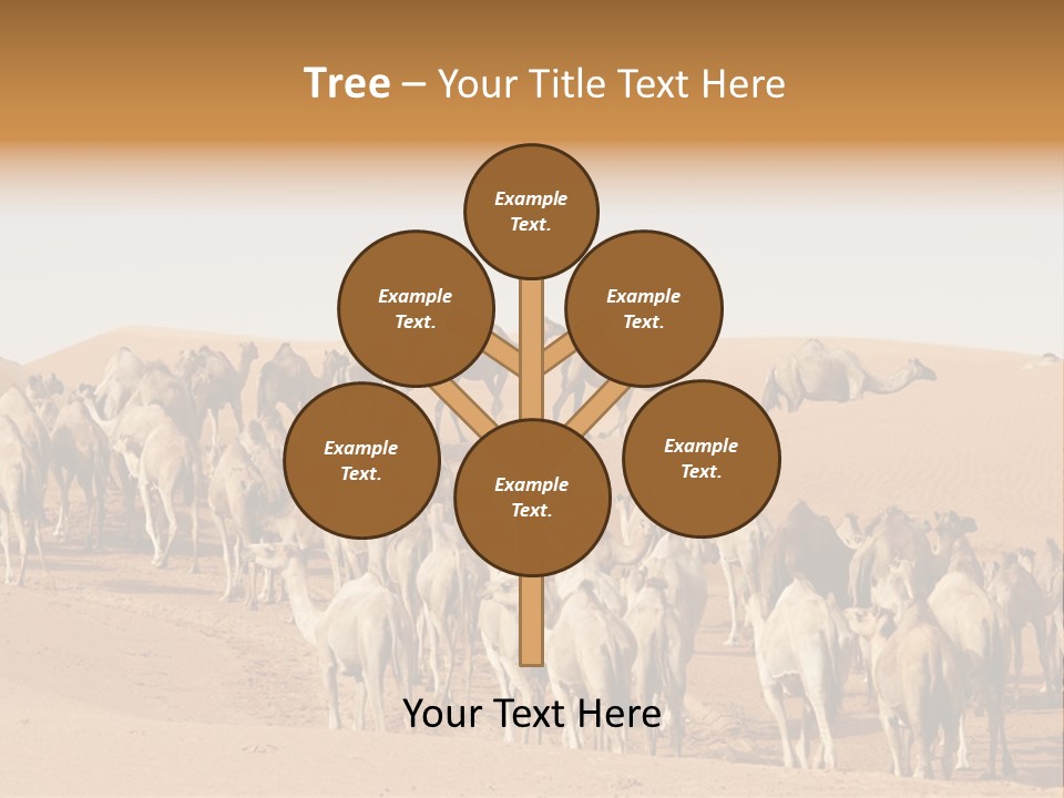 Dunes Wildlife Desert PowerPoint Template
