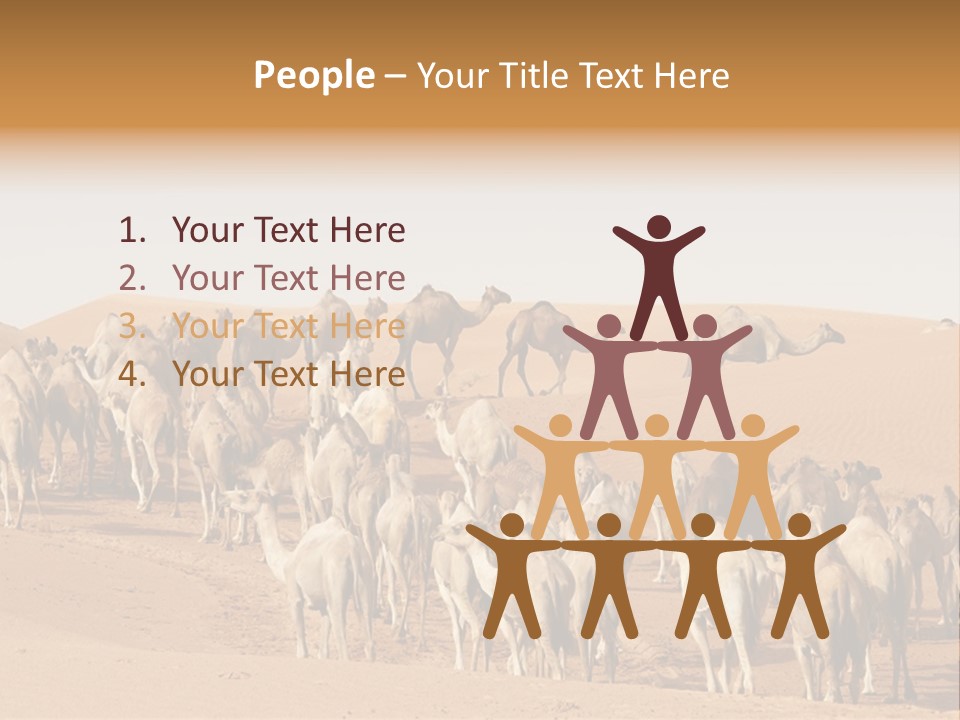 Dunes Wildlife Desert PowerPoint Template