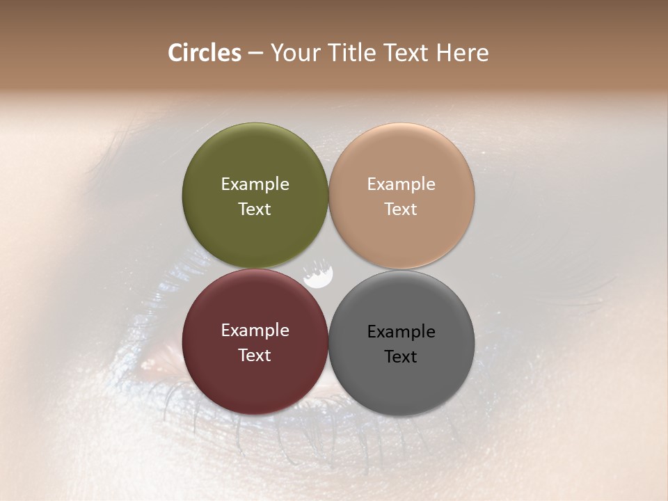 Cosmetic Glamour Macro PowerPoint Template