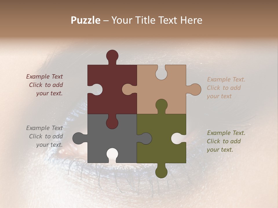 Cosmetic Glamour Macro PowerPoint Template