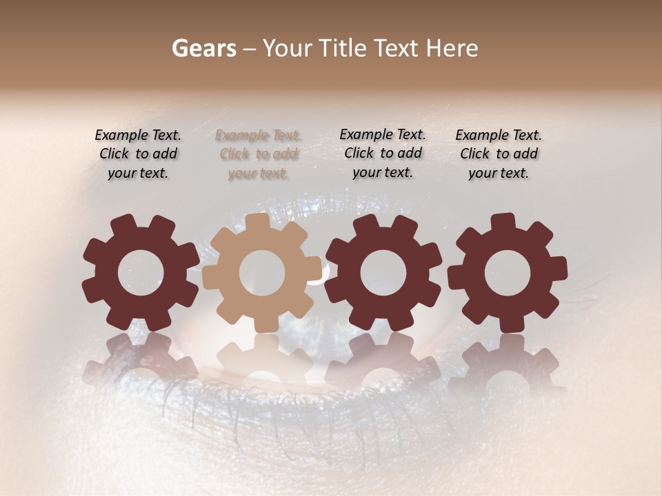 Cosmetic Glamour Macro PowerPoint Template