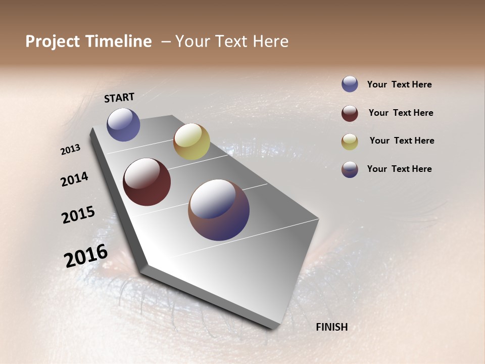 Cosmetic Glamour Macro PowerPoint Template