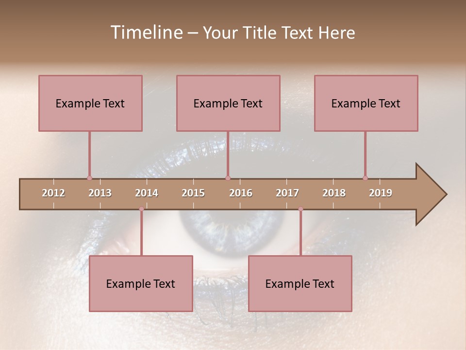 Cosmetic Glamour Macro PowerPoint Template