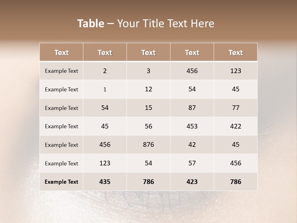 Cosmetic Glamour Macro PowerPoint Template