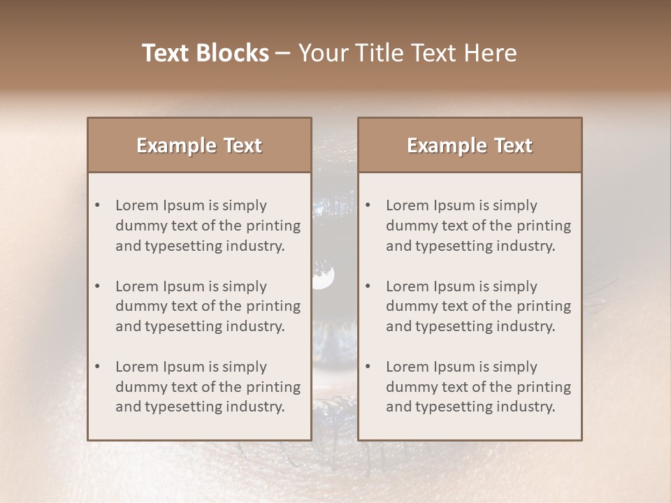 Cosmetic Glamour Macro PowerPoint Template