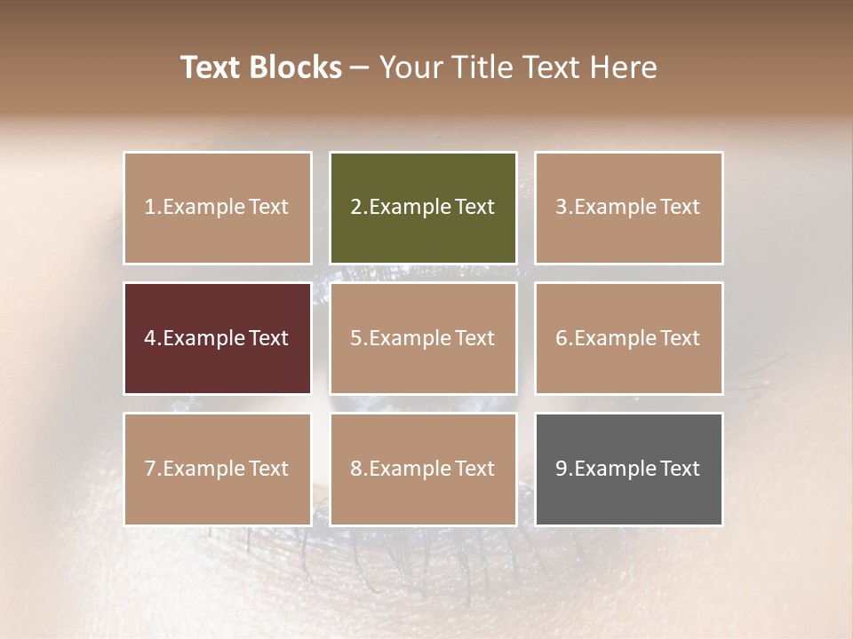 Cosmetic Glamour Macro PowerPoint Template