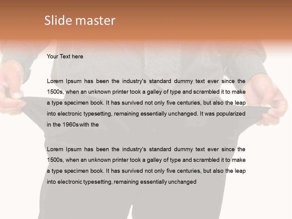 Expression Investors Poverty PowerPoint Template