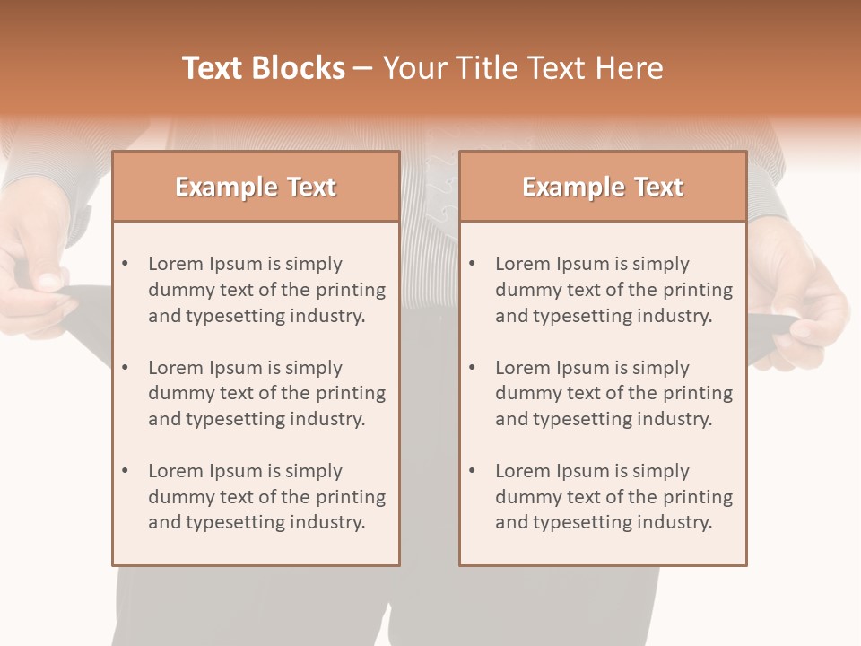 Expression Investors Poverty PowerPoint Template